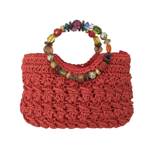 CAPPELLI ビジュー かごバッグ レディース