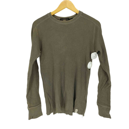 ダブルアールエルラルフローレン RRL RALPH LAUREN サーマルクルーネック ワッフルニットシャツ メンズ XS
