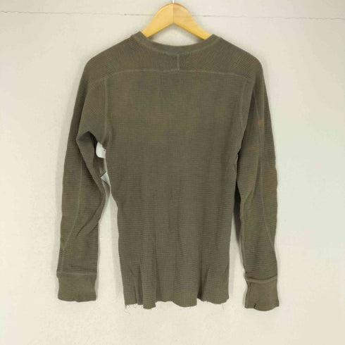 ダブルアールエルラルフローレン RRL RALPH LAUREN サーマルクルーネック ワッフルニットシャツ メンズ XS