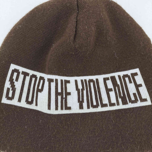 シュプリーム Supreme OLD リバーシブルビーニー STOP THE VIOLENCE メンズ