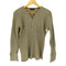 MARQUISTONE ヘンリーネック サーマルワッフルニット シャツ メンズ JPN:M