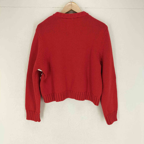 ザラ ZARA フロントポケット コットンニット カーディガン レディース L