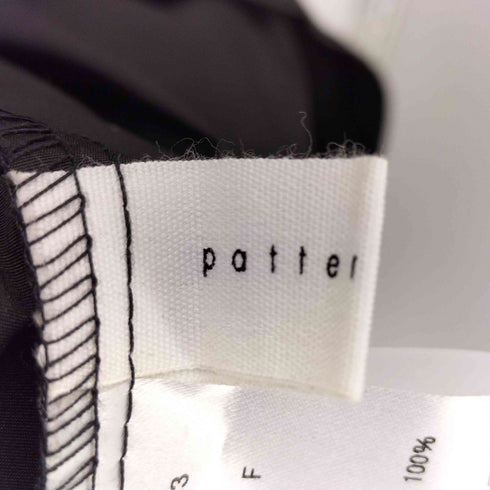 パターントルソー PATTERNTORSO ギャザー ワンピース レディース FREE