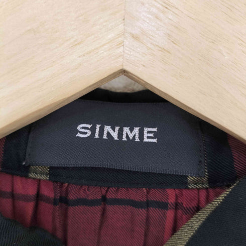 シンメ SINME レーヨンテンセル BDチェックシャツ レディース FREE