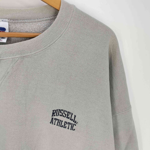 ラッセルアスレチック RUSSELL ATHLETIC 90s USA製 ロゴ刺繍 クルーネックスウェット メンズ XXL