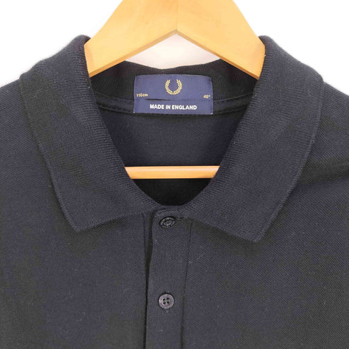 フレッドペリー FRED PERRY イングランド製 ロゴ刺繍 鹿の子 ポロシャツ メンズ 46