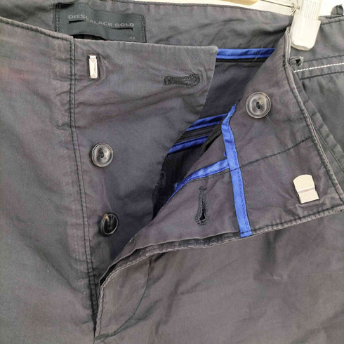 ディーゼルブラックゴールド DIESEL BLACK GOLD 00s MADE IN ROMANIA コットンポリクロップドショーツ メンズ 48