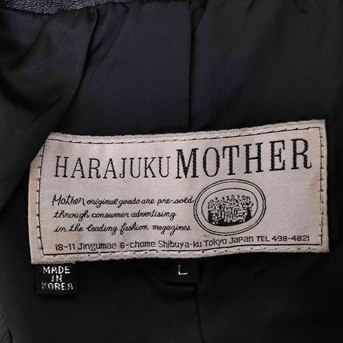 ハラジュクマザー HARAJUKU MOTHER レザーベスト メンズ JPN:L