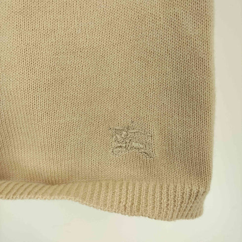 バーバリーロンドン BURBERRY LONDON ロゴ 刺繍 アーガイル柄 コットン ニット レディース 160A