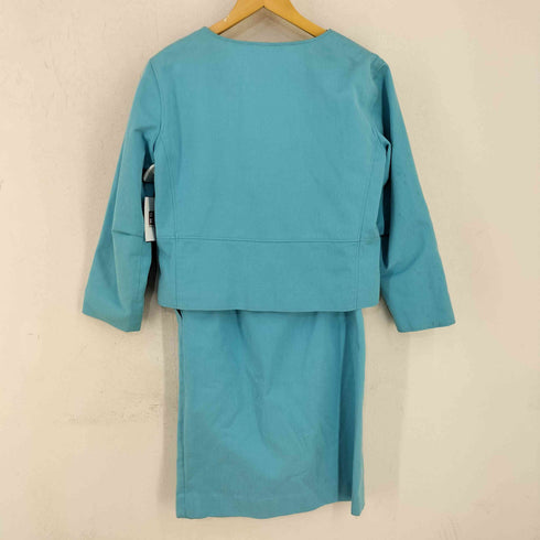 クレージュ courreges MADE IN FRANCE ノーカラージャケット スカート セットアップ riri レディース