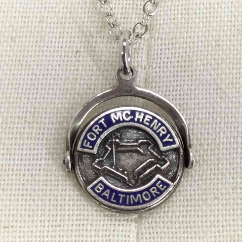 STERLING刻印 FORT MC HENRY BALTIMORE ギミックネックレス メンズ