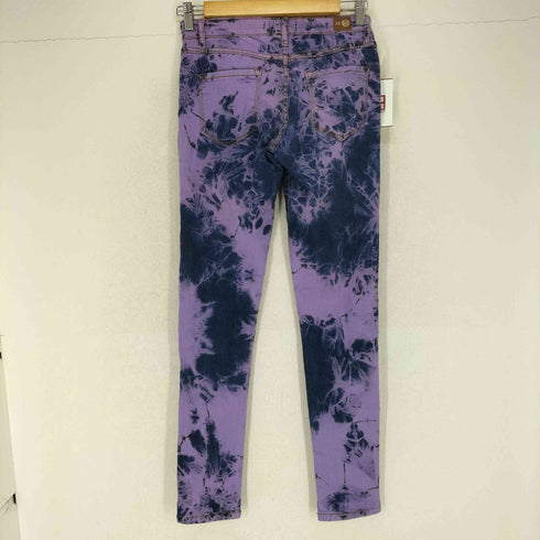 BE1 タイダイ染ストレッチデニムパンツ レディース 5