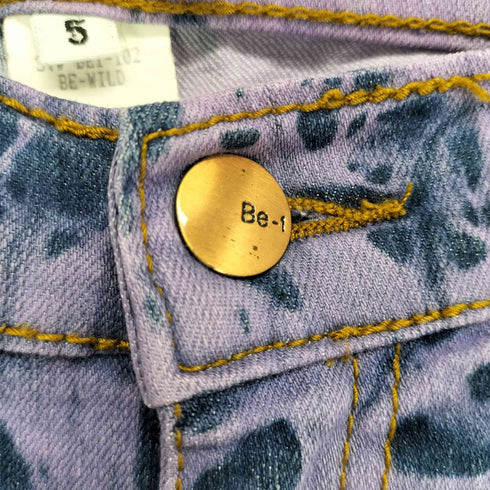 BE1 タイダイ染ストレッチデニムパンツ レディース 5