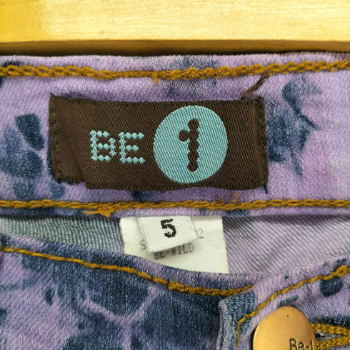 BE1 タイダイ染ストレッチデニムパンツ レディース 5