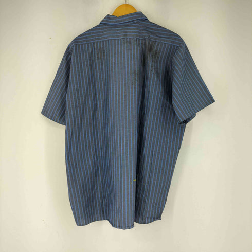レッドキャップ RED KAP S/S ストライプワークシャツ メンズ JPN:XL