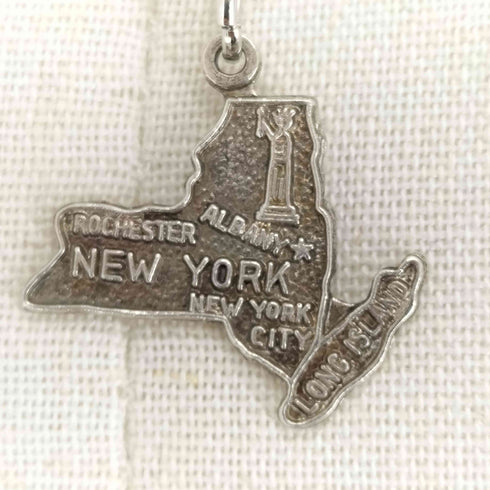 STERLING刻印 NEW YORK ネックレス メンズ