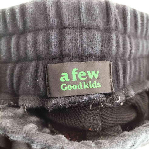 アフューグッドキッズ A FEW GOOD KIDS 両面刺繍スウェットハーフパンツ メンズ M