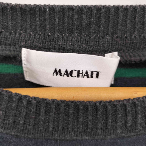 マチェット machatt ボーダードッキングプルオーバー レディース FREE