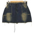 loxcavin レースアップデニムスカート レディース
