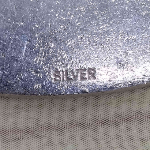 Silver刻印 ストーンデザイン IDブレスレット メンズ