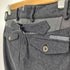 ディーゼルブラックゴールド DIESEL BLACK GOLD 羊革 シープレザー 切替 カシミヤ混 ウール テーパード パンツ Y2K メンズ 44