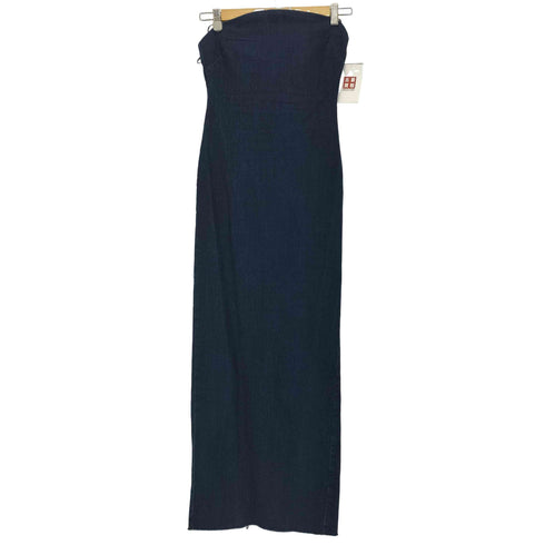 ザラ ZARA ZW ストラップレス デニムワンピース レディース import:S