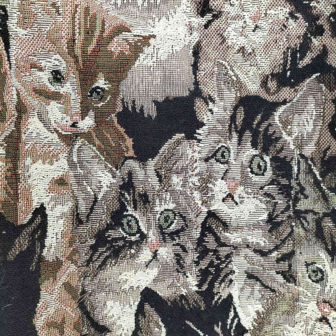 猫柄 ゴブラン ロングスカート レディース JPN:M