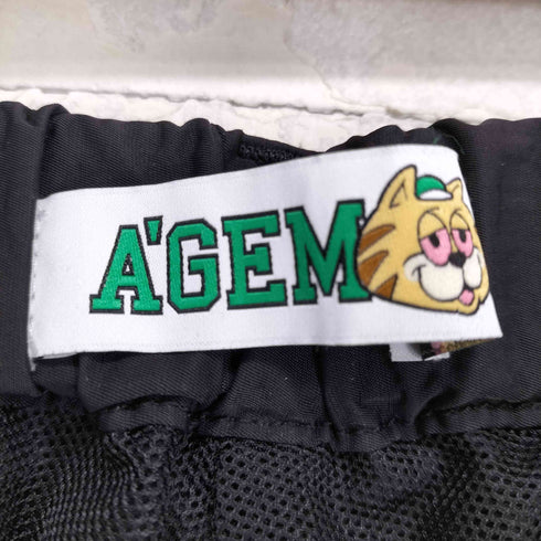 エージェム Agem 裏地メッシュナイロンパンツ メンズ FREE