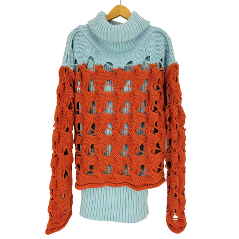 BASE MARK 22AW Joined Cable Knit Sweater ジョインド ケーブルニット セーター メンズ JPN:M
