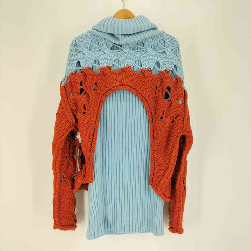 BASE MARK 22AW Joined Cable Knit Sweater ジョインド ケーブルニット セーター メンズ JPN:M