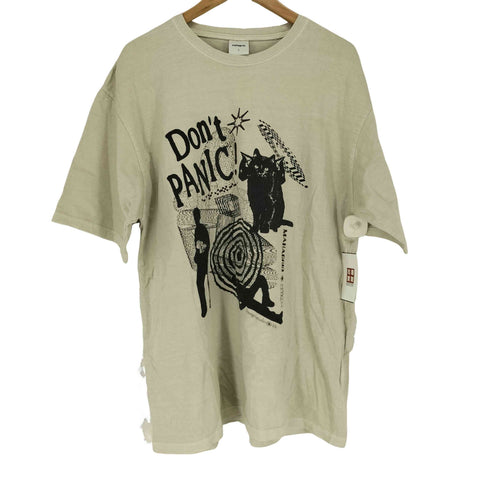 マハグリッド mahagrid DON'T PANIC PIGMENT TEE メンズ JPN:L