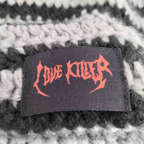 LOVE KILLER ボーダーニットキャップ レディース