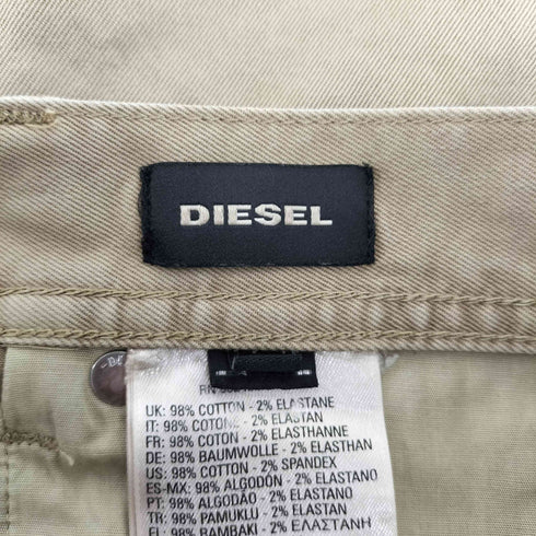 ディーゼル DIESEL 5ポケット クロップド チノ パンツ メンズ 28
