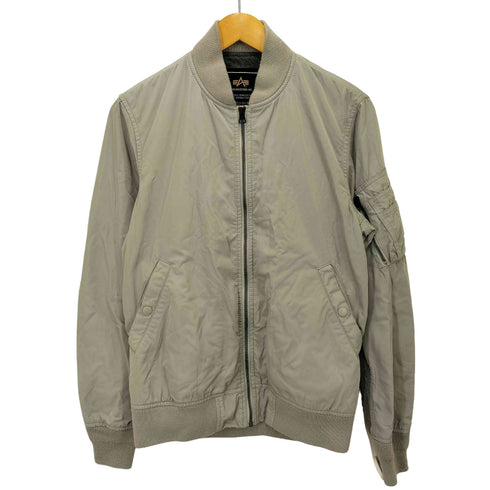 アルファインダストリーズ ALPHA INDUSTRIES ライト MA-1 裏地カモ フライトジャケット メンズ import:M