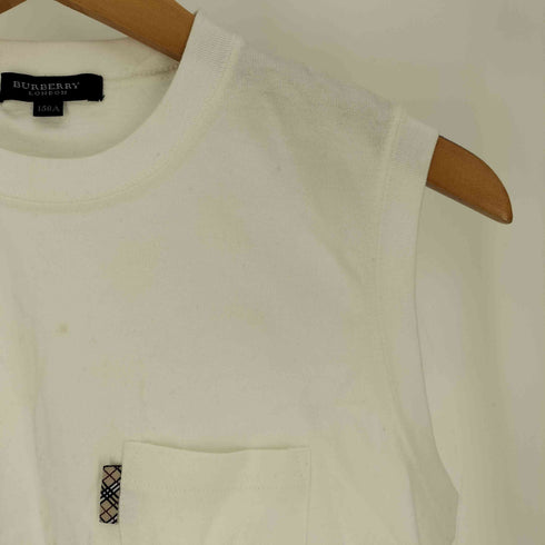 バーバリーロンドン BURBERRY LONDON ノバチェック ピスタグ クルーネック ノースリーブ トップ レディース 150A