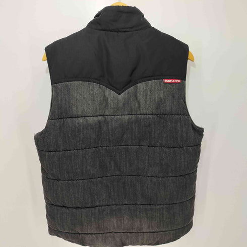 BURTLE 防寒ベスト 5004 ブラックデニム メンズ JPN:L
