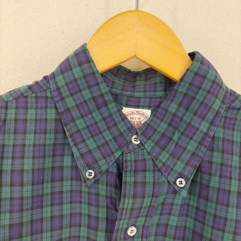 ブルックスブラザーズ BROOKS BROTHERS ALL COTTON ブラックウォッチ BDチェックシャツ メンズ 16 1/2-R