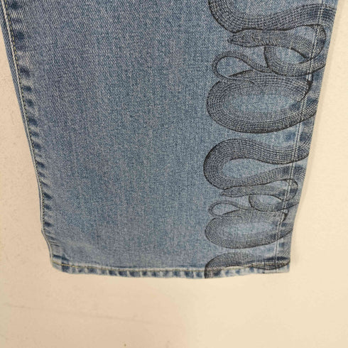 ヒステリックグラマー HYSTERIC GLAMOUR SNAKE LOOP柄デニムフレアパンツ メンズ 28