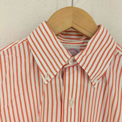 ブルックスブラザーズ BROOKS BROTHERS USA製 キャンディストライプ BDシャツ 7つボタン メンズ 15-R