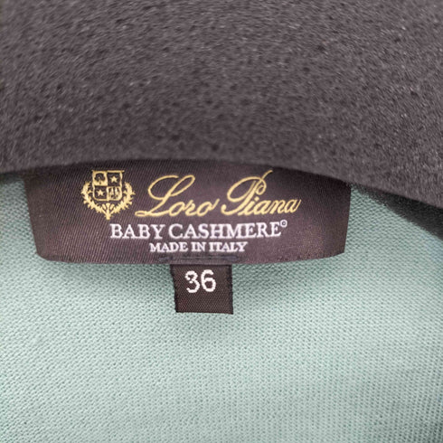 ロロピアーナ Loro Piana イタリア製 BABY CASHMERE カーディガン レディース 36