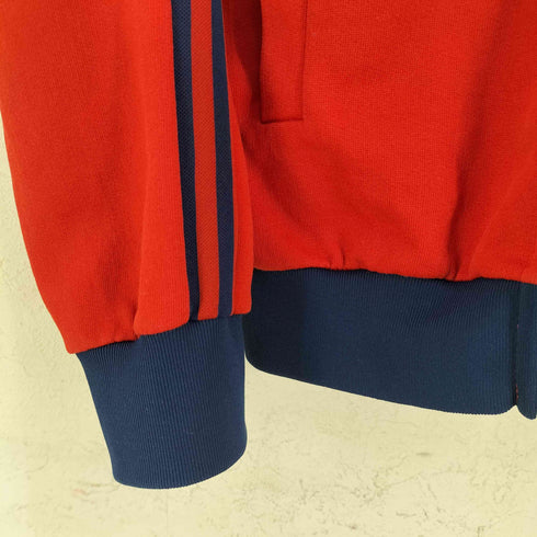 アディダス adidas 70s MADE IN FRANCE VENTEX社 フロッキーロゴプリント フーディトラックジャケット PRESTIL メンズ