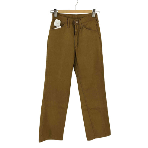 ラングラー Wrangler USA製 PREMANENT PRESS 両爪 SCOVILLジップ カツラギパンツ レディース 27×29