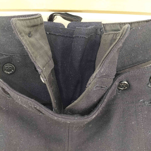 ユーエスネイビー U.S.NAVY 40-50s NAVAL CLOTHING FACTORY セーラーパンツ USA刻印 SERVAL ZIPPER レディース