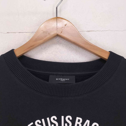 ジバンシィ GIVENCHY JESUS IS BACK フロントプリントスウェット メンズ JPN:S