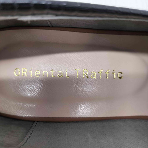 オリエンタルトラフィック ORiental TRaffic 型押しバイカラーローファー レディース JPN:38