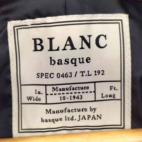 ブランバスク blanc basque メルトン切替ロングダウン レディース 38