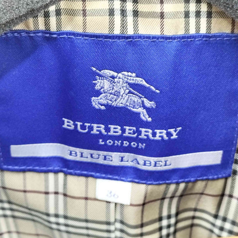バーバリーブルーレーベル BURBERRY BLUE LABEL トレンチコート レディース 36