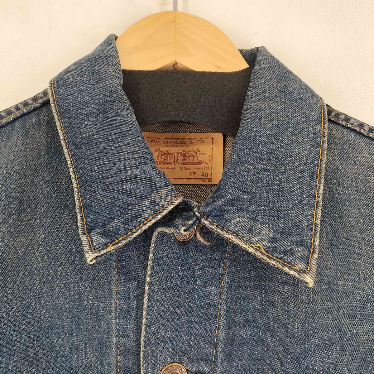 y*i様 70505 4th モデル 裏715 USA製 リーバイス Levis 90s USA製 70505 刻印715 4th デニムトラッカー