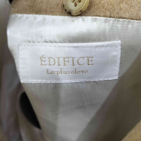 エディフィス EDIFICE カシミヤ100% ダブルブレストチェスターコート COLOMBO社 メンズ JPN:44