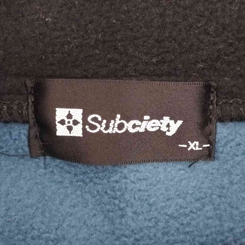 サブサエティ Subciety Fleece Half Zip Top ビッグシルエット メンズ JPN:XL